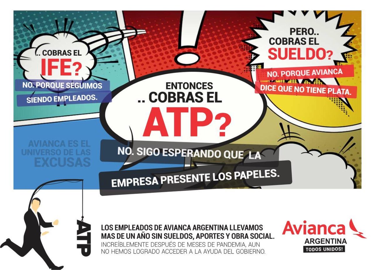 HANGARX's tweet photo. Mientras tanto... Los empleados de Avianca Argentina (Avian Líneas Aéreas) @EAviancos esperan una respuesta... https://t.co/j5LPmwFeqc