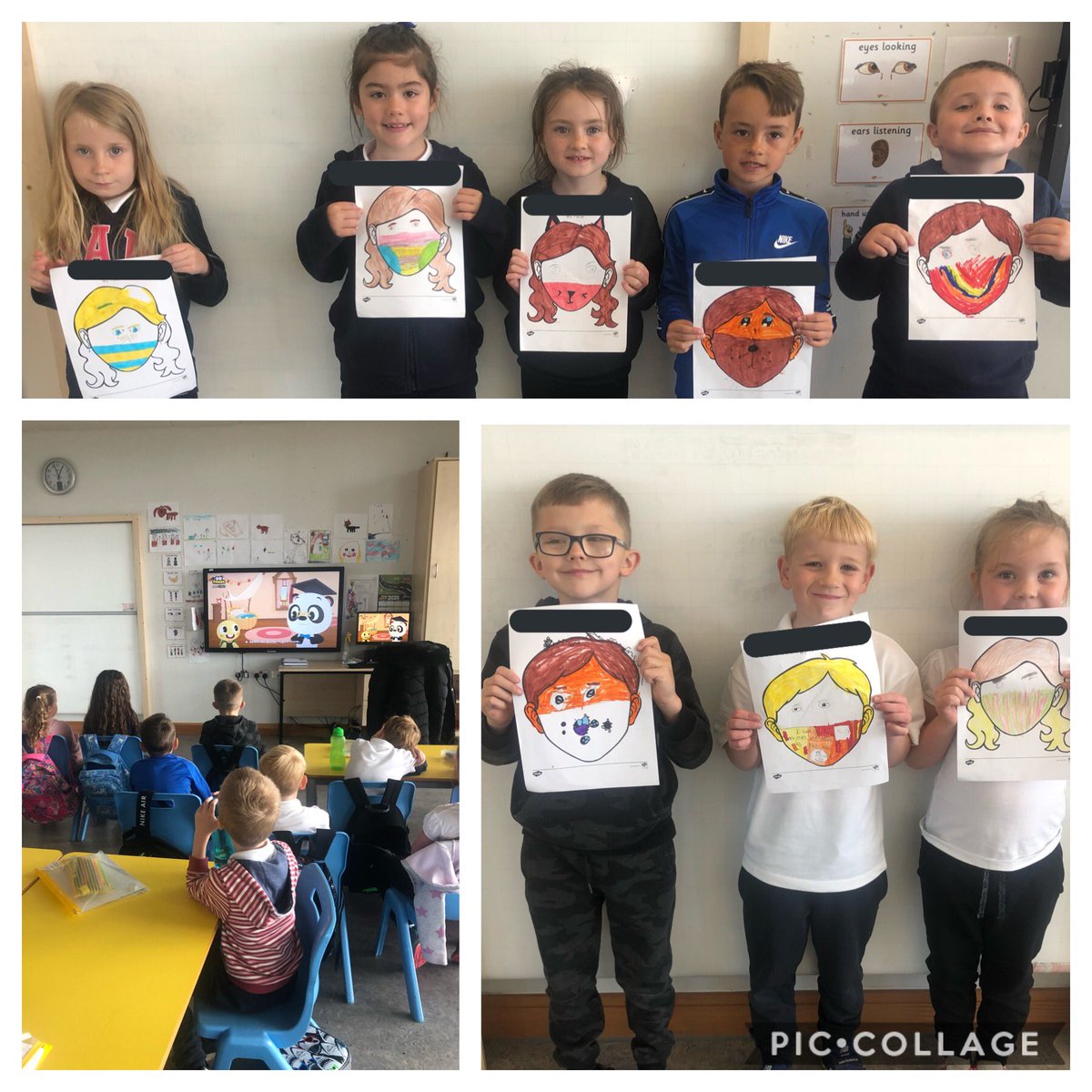 MrsCJohnstone's tweet photo. A busy afternoon for P3 today. We had a great discussion about coronavirus and how we can keep safe and avoid spreading germs around! 🦠 We loved designing cool new face masks and then finished off the afternoon at the pitches. @MrsHillOPS @PrimaryOrchard https://t.co/unvBa5racb