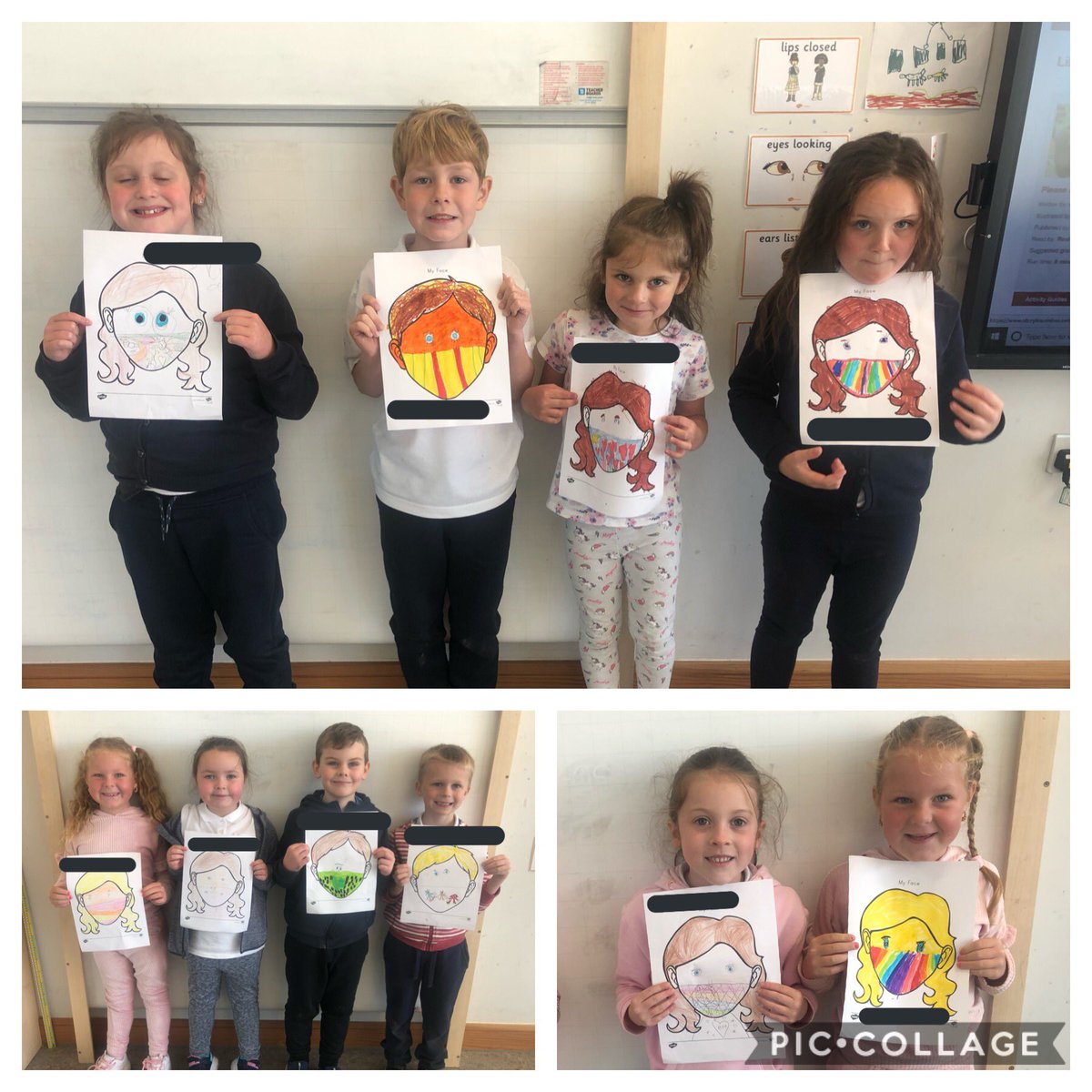 MrsCJohnstone's tweet photo. A busy afternoon for P3 today. We had a great discussion about coronavirus and how we can keep safe and avoid spreading germs around! 🦠 We loved designing cool new face masks and then finished off the afternoon at the pitches. @MrsHillOPS @PrimaryOrchard https://t.co/unvBa5racb