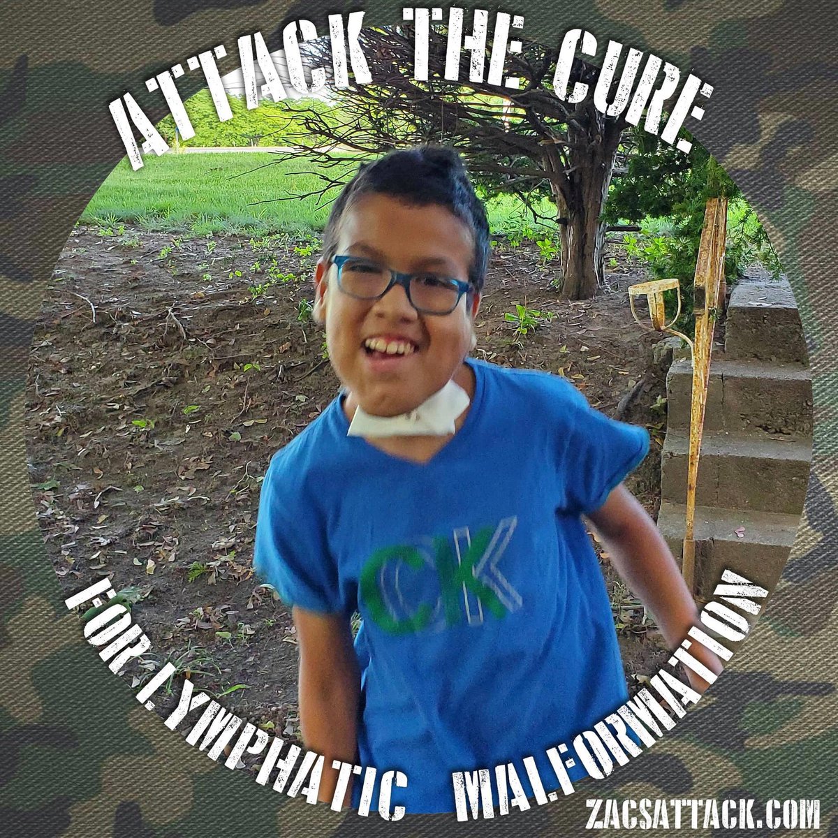 zacs_attack's tweet photo. A big shout out to my new friend Joaquin! We just did a Zoom call and he is awesome! He's 11 and lives in New York. He is a great artist too! We are sending him an Attack the Cure t-shirt so he rep. the camo! Stay strong Joaquin. #LMwarrior #attackthecure #LymphaticMalformation https://t.co/0eKYZGQP4p