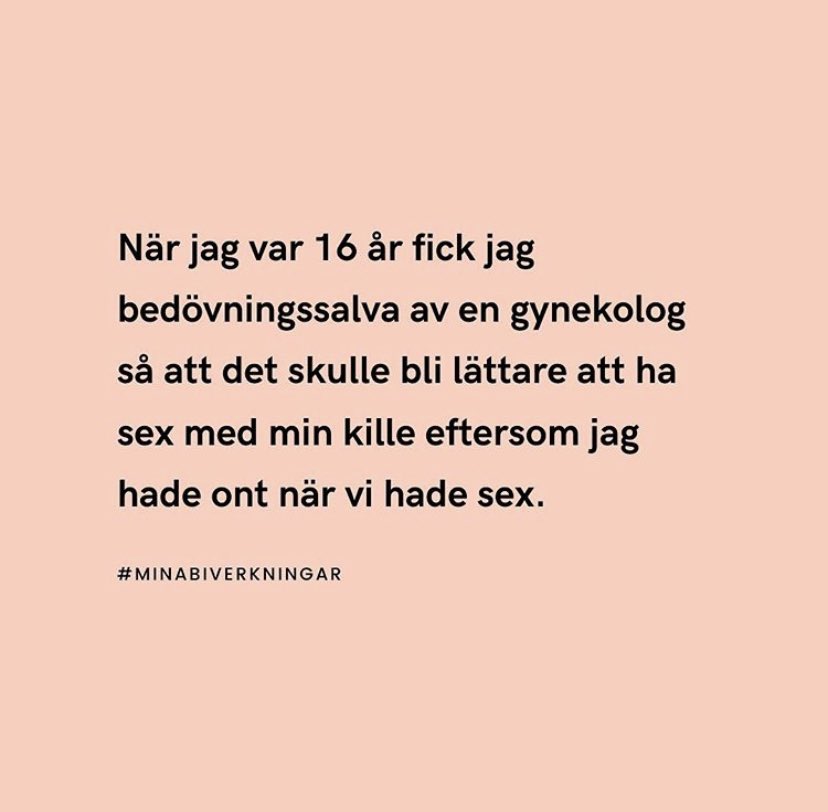SaraBeckmanL's tweet photo. Hur är jämställd är egentligen snipp-vården egentligen när en ung tjej får bedövningssalva för att kunna ha samlag? För vem får hon egentligen salvan för? För hennes skull eller för att tillfredsställa killen?

Idioti.
#Feminism #feministiskvård #jämställdhet https://t.co/X9Cmu5SPw3