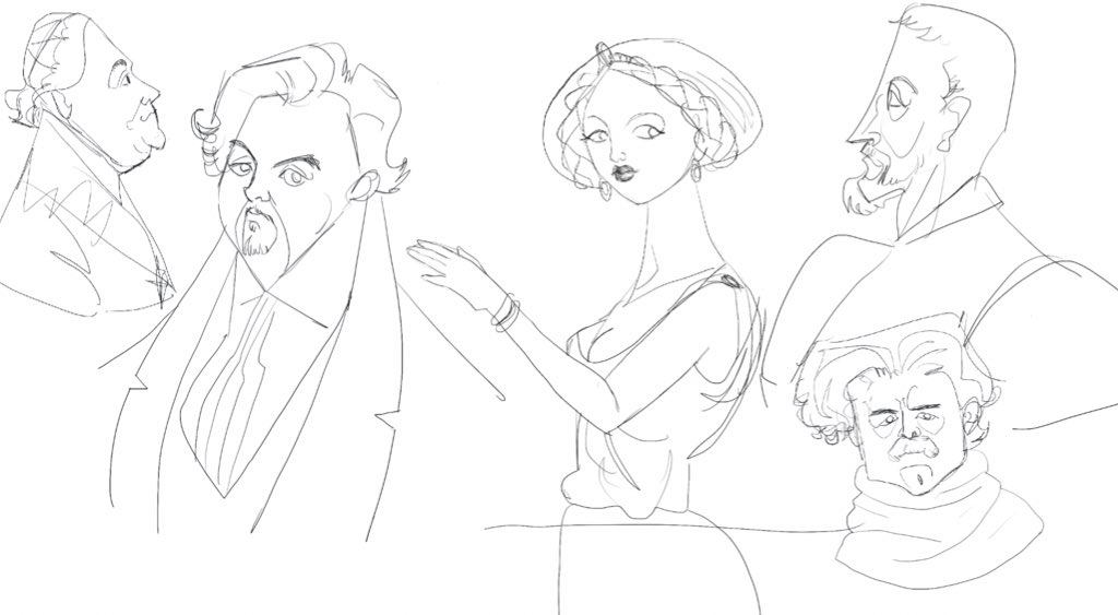 Today I offer you : another set of quick purposeless doodles ~? 