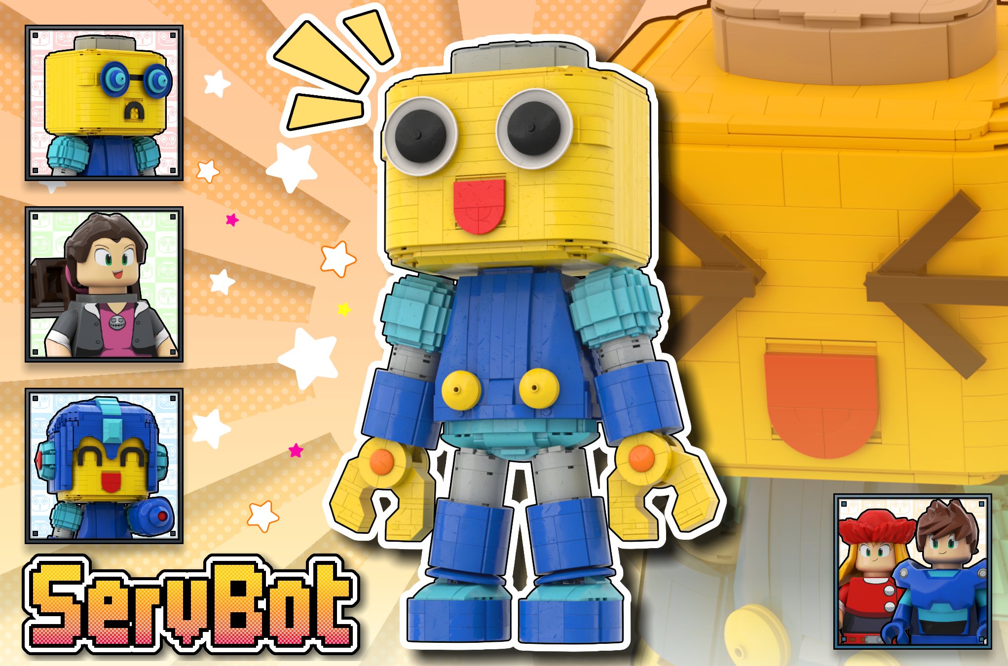Mega man lego set outlet