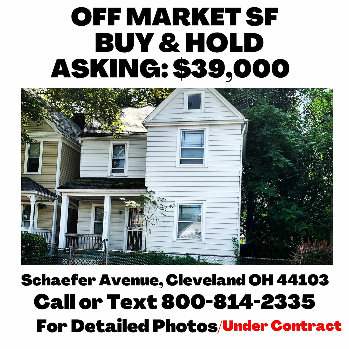 carolinadreamen's tweet photo. 🏡 For Sale! 
👨‍👩‍👦‍👦Single Family 

-

🏚Vacant Property 
📍Cleveland Ohio 

📌3Bed/1Bath 
📌1,240 Sqft
📌New Electrical
📌New Furnace 
📌New Hot Water Tank
 
-
📌Rehab- Low to Medium 
📌Update Kitchen
📌Update Bathroom
📌Update Roof

🌏| EMAIL | construction@carolinadreamcompany.com https://t.co/5LPW95bvqr