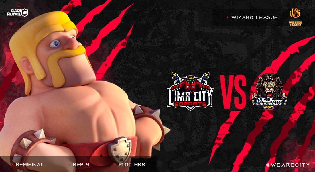 #CR | MATCH DAY ✨

En instantes estaremos jugando una nueva semifinal en contra de los leones.

🏆 • <a href="/LigaWizards/">Wizards League</a>
🆚 • <a href="/Cr0wnBeasts/">Cr0wnBeasts eSports</a>
⏰ • 21:00 🇵🇪 🇨🇴

¡Acompáñanos! 🐶

#WeAreCity