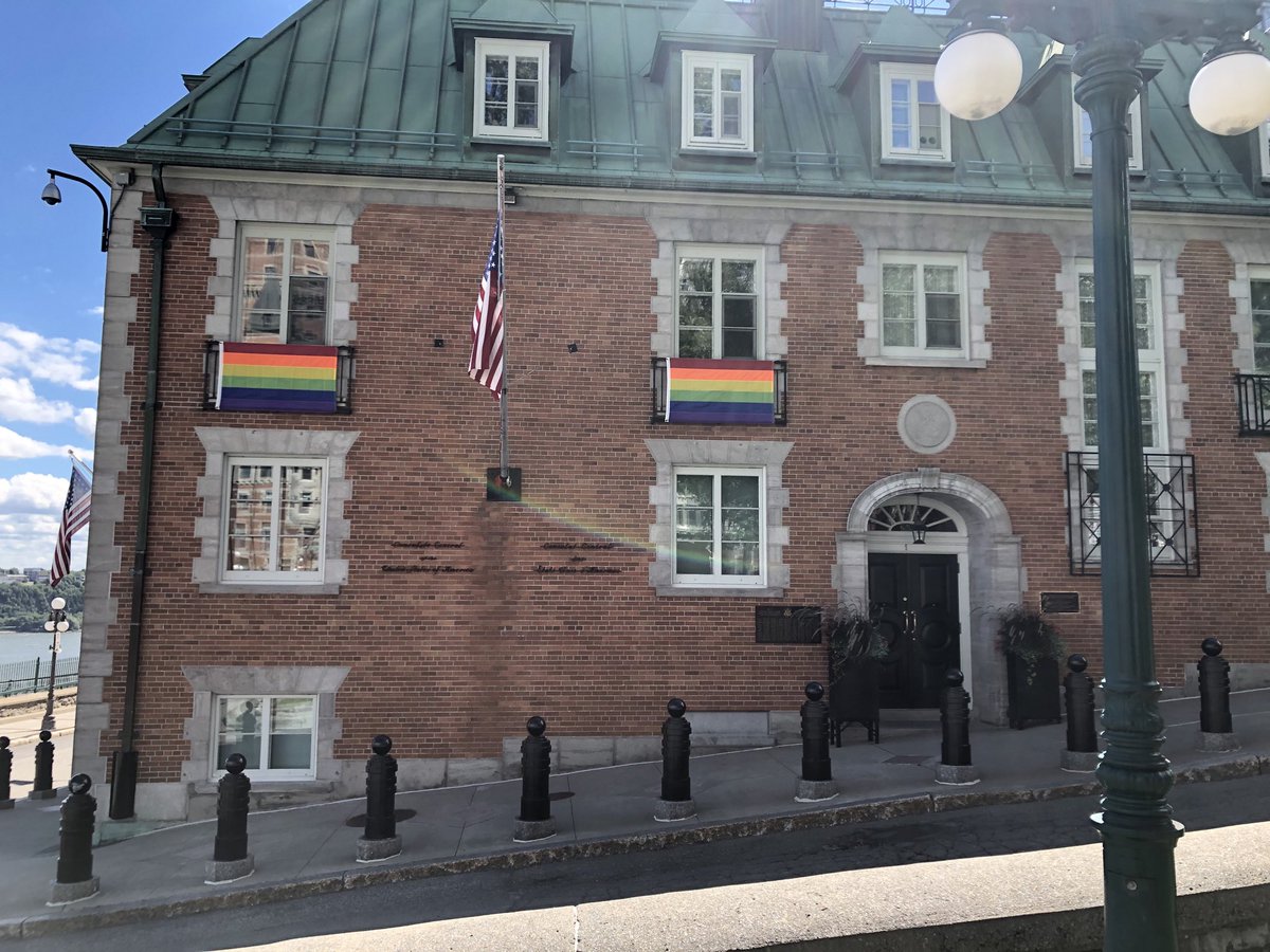 American consulate in Quebec City.