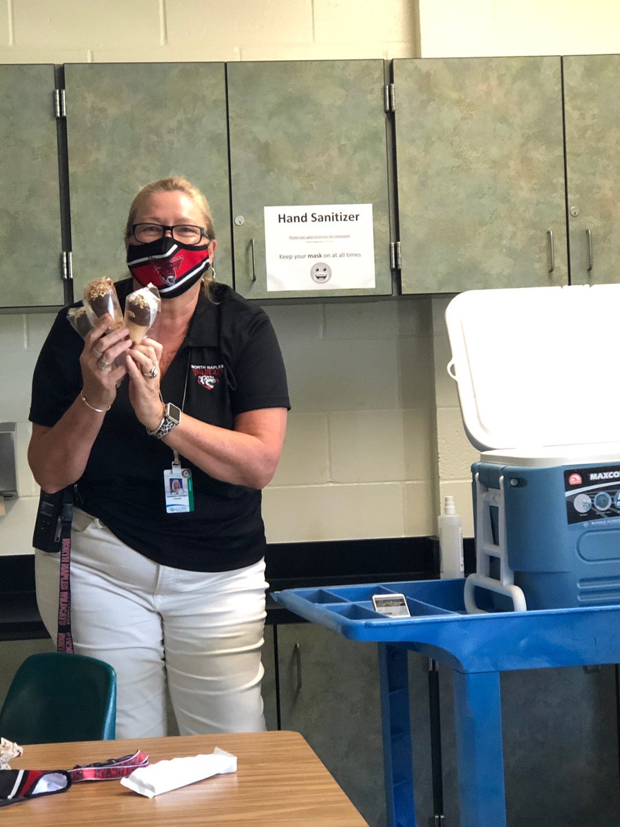 Does your principal walk around delivering you a midday treat with  the ice cream truck song playing in the background? Mine does! Thank you Ms. Lonergan for the drumstick- made my day! <a href="/NNMSWildcats/">NNMS</a>
