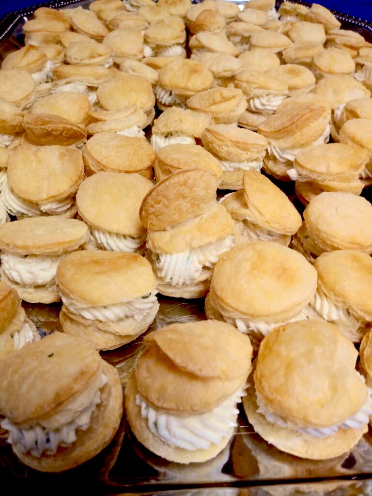 seib_matthew's tweet photo. Oh La La French happy hour @Carmel_WB French macarons truffled goat cheese napoleons and much more. @SiehlTim @nolafoodguy @TrilogyLiving #operation930 next stop Italy https://t.co/GSs0L3kBg8