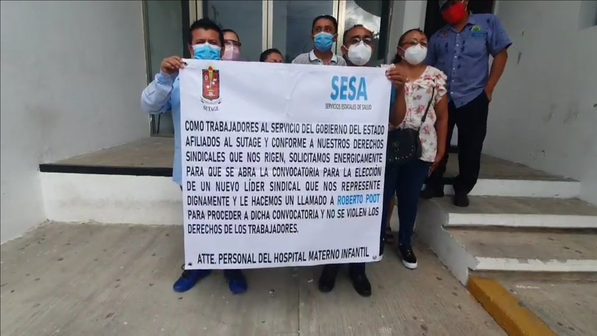 quintanaroonews's tweet photo. #Entérate Cada día se unen más trabajadores del #SUTAGE del @GobQuintanaRoo pero para pedir la salida del parásito líder Roberto Poot. Exigen que se emita la convocatoria para renovar la corrupta dirigencia que aún dirige y que busca a toda costa retener por unos años más. https://t.co/DCIFLENJja