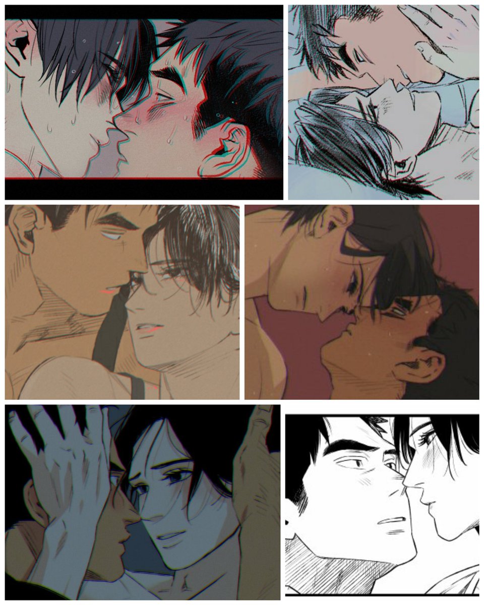 顔が滅茶苦茶近いの、キスしたい身体と気持ちと理性のせめぎあいって感じかしてとても好きという話。
100点満点で120点の勢いで好きという表情してたら最高。最高をたくさん描きたい。 