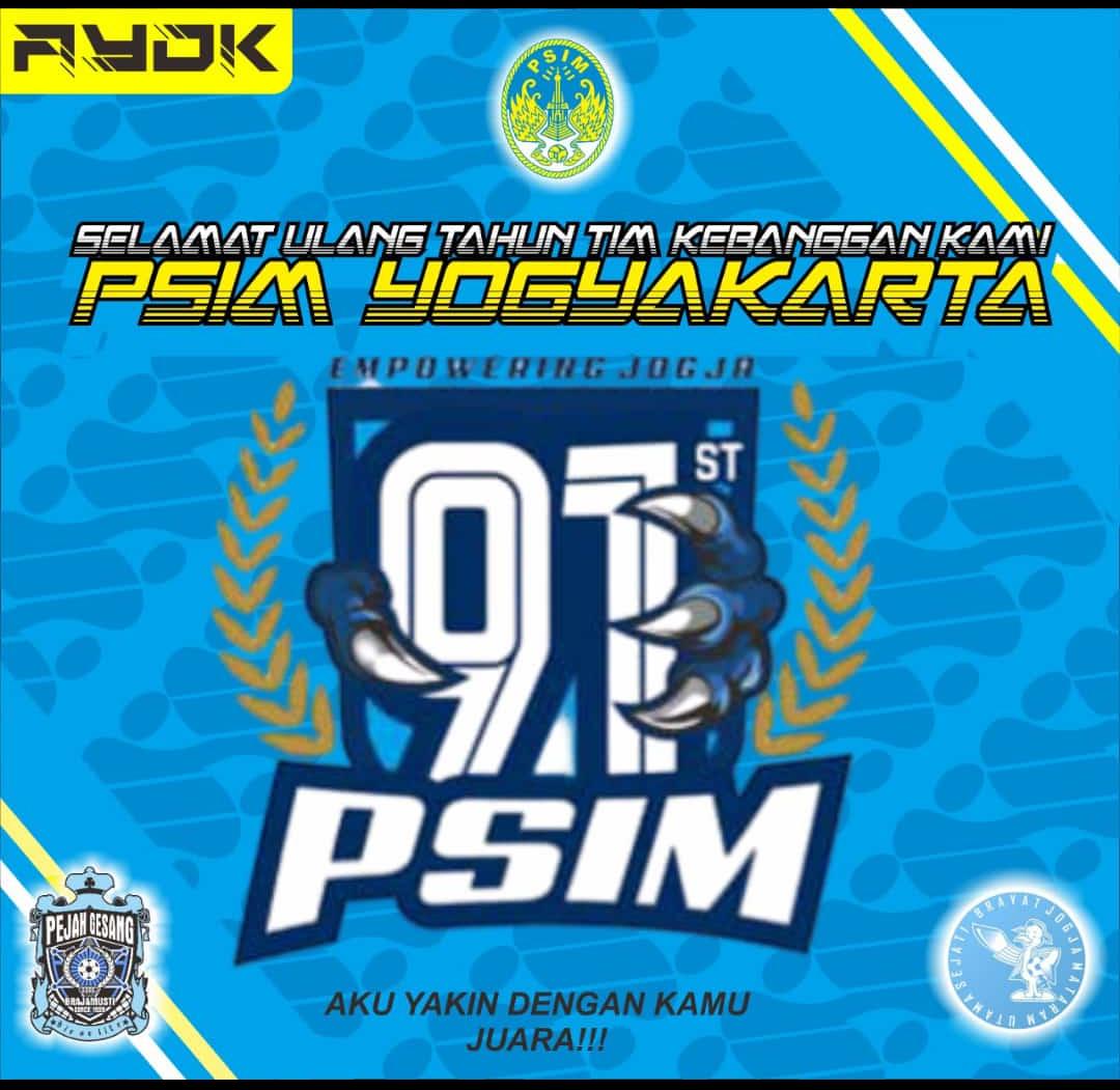 BM_PejahGesang's tweet photo. #91orytime Laskar Mataram @PSIMJOGJA
Ku masih setia dengan mimpi kita semua Aku Yakin Dengan Kamu 💙
#91orytime #PSIM91TH
#91orytime #PSIM91TH
#91orytime #PSIM91TH https://t.co/cuFTv9cb2X