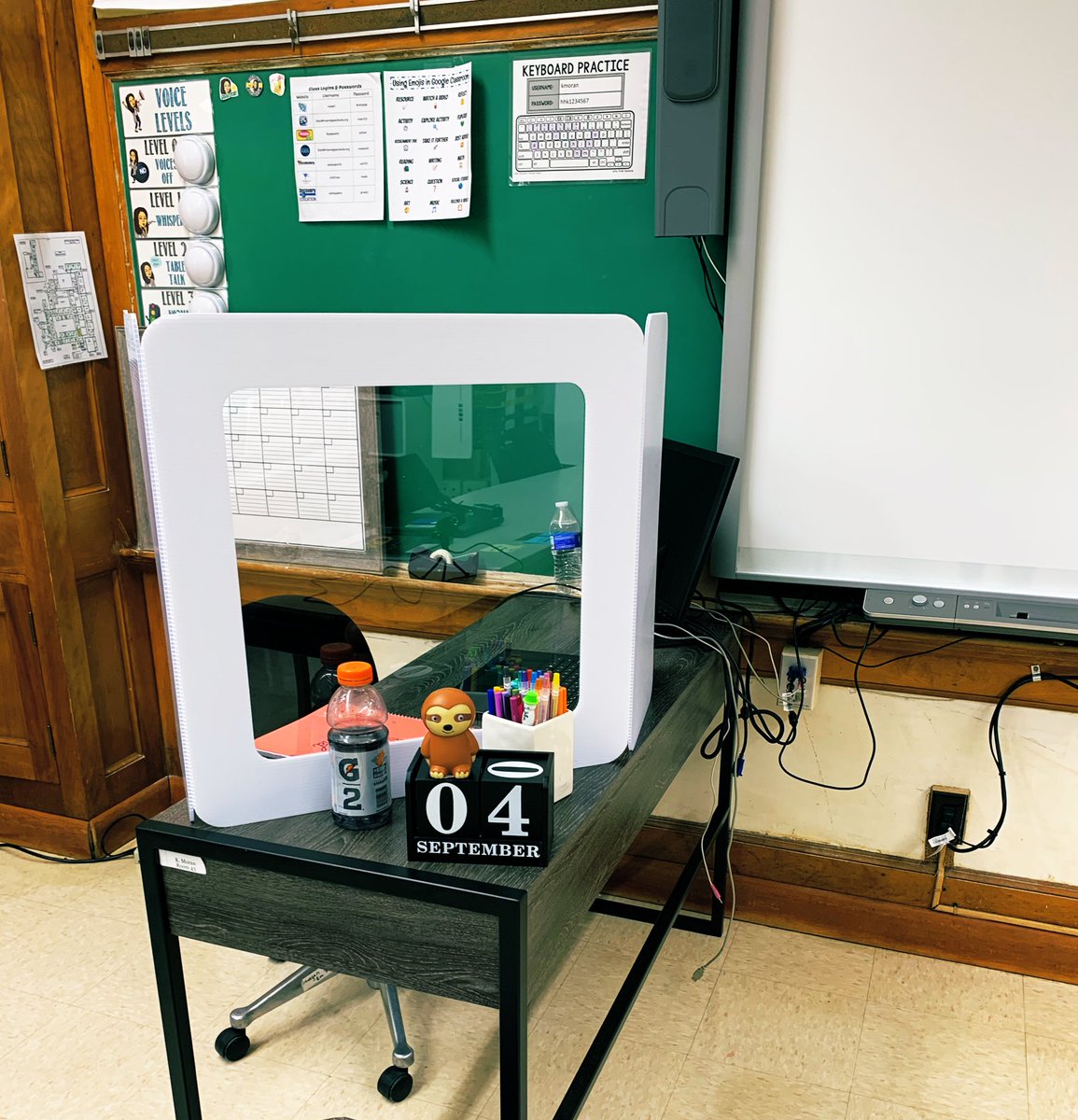 TechWithMsMoran's tweet photo. All set to start the 2020-2021 school year. It’s going to be different, and at times challenging, but together we’ll get through it all. #everythingisbettertogether https://t.co/GvAcVxvXtO