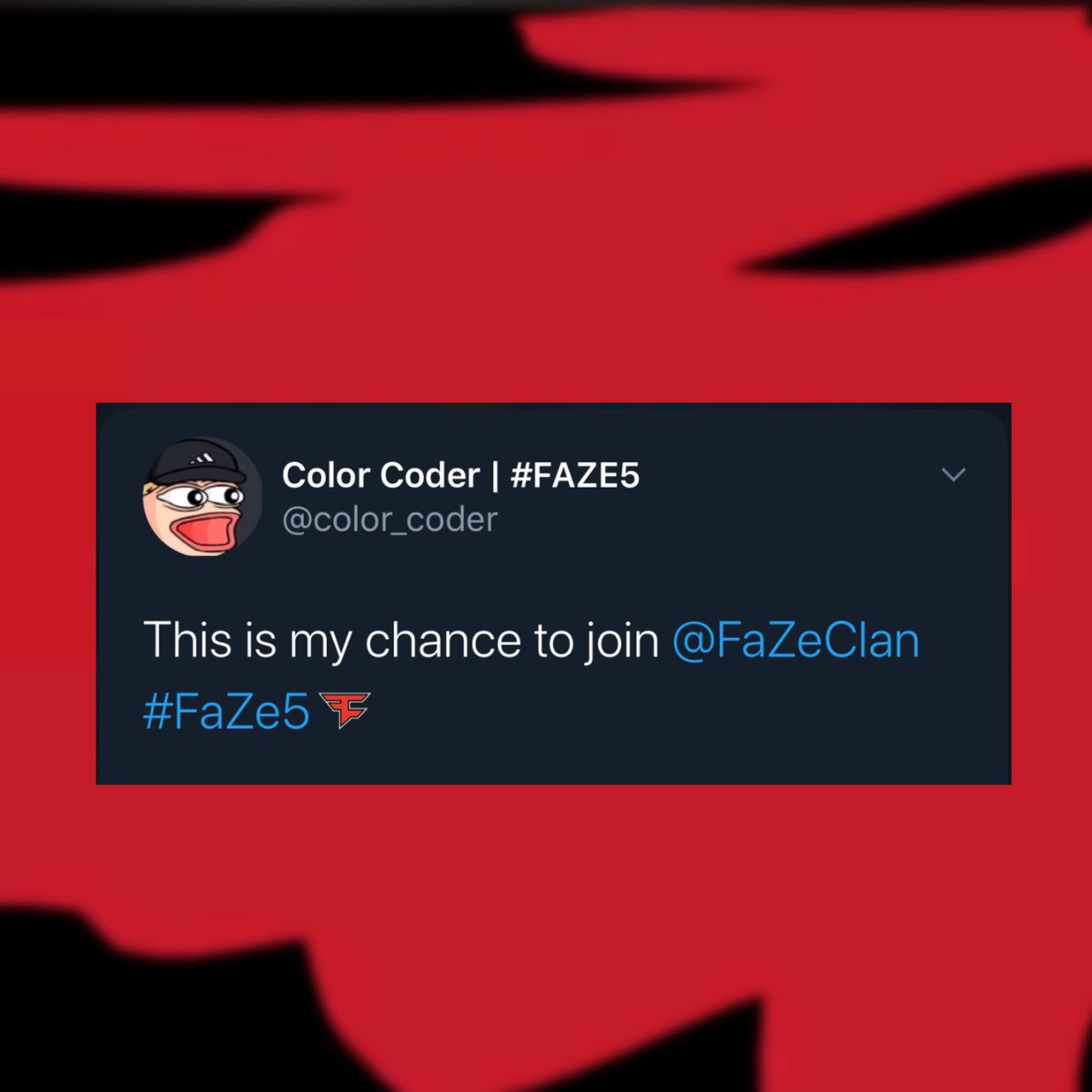 color_coder's tweet image. #FaZe5