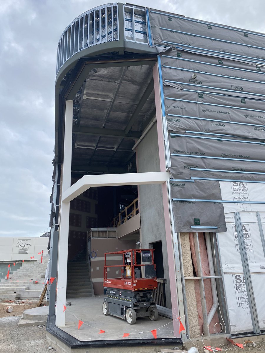 RomaldiPtyLtd's tweet photo. The new Grenville Hub for the City of Playford. Lots of detailing and quality finishes for this Community Project.
#romaldi #romaldiconstructions #teamromaldi #southaustralianbuilders #builder #buildersofinsta #buildersadelaide #grenvillehub #cityofplayford https://t.co/UdhJ0WawxX