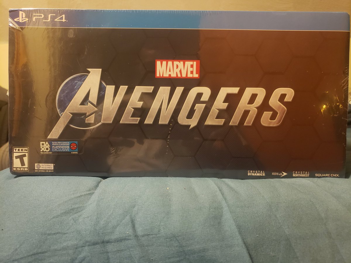 treajha's tweet photo. Gamers Assemble It's Finally Here, Check Out My Unboxing‼️#marvel #MarvelsAvengers #gaming #streaming #twitch https://t.co/eAnRFKFgAo