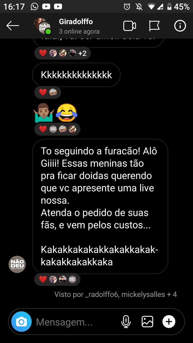 Centrall_RM1's tweet photo. Agora VEMMM EU AMO O RODOLFFO 😍🤠🌪️
VEM AI! #GIRADOLFFO #NAODEU https://t.co/JxK7e6xiu4