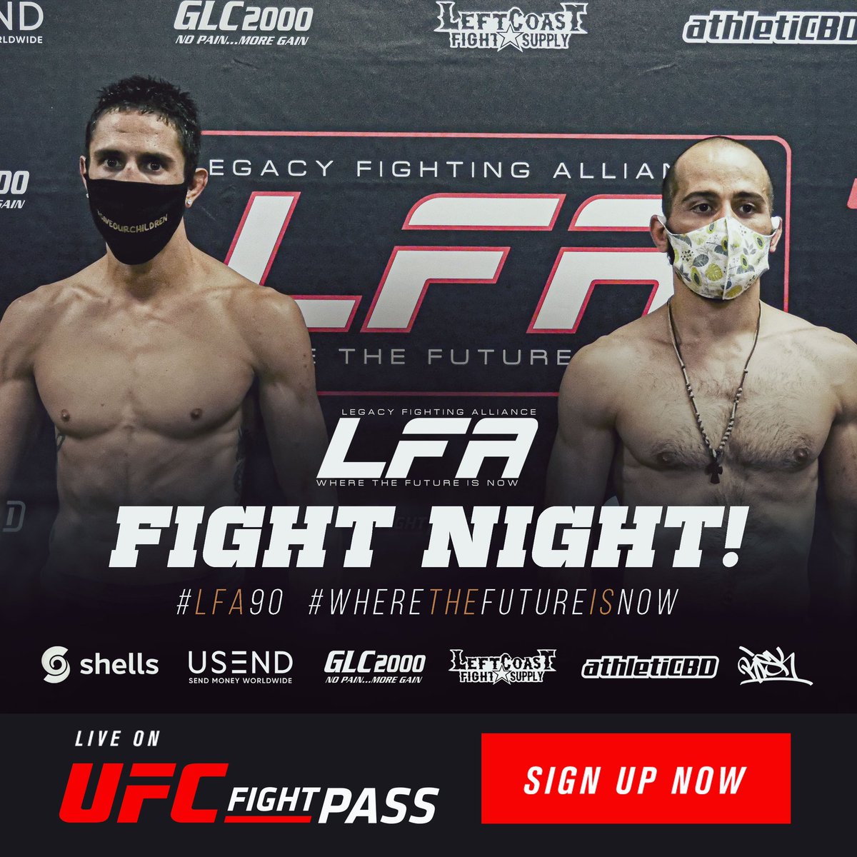 TONIGHT'S THE NIGHT!

<a href="/LFAfighting/">LFA</a> brings the #Bantamweight Championship to #SouthDakota at #LFA90! 🏆

@ZviadLazishvili 🇬🇪
vs.
 @RickySteeleMMA 🇺🇸

TONIGHT!
@SanfordPentagon
#SiouxFalls, #SouthDakota

#MMA
#LFANation
<a href="/UFCFightPass/">UFC FIGHT PASS</a>