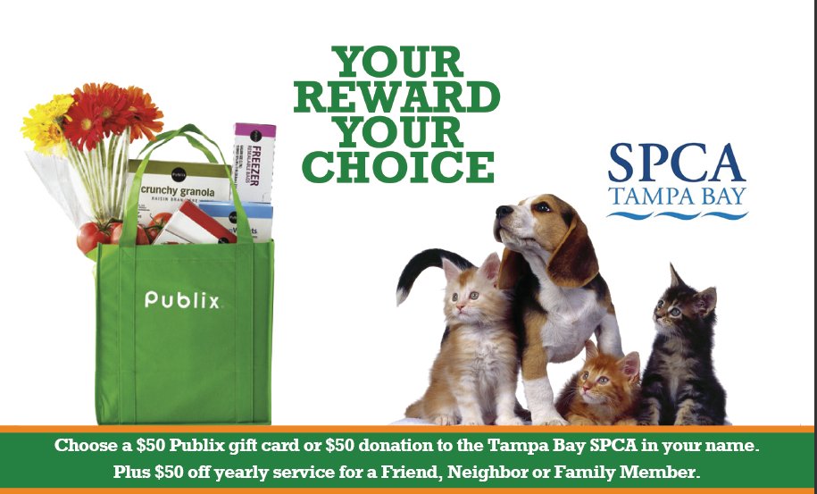 Thank you for the kind words Lauren! 
The best compliment we can receive is the chance to service your friends, family, and neighbors. Recommend someone to Safer Home Services and earn a $50 Publix Gift Card, or a Donation to the Tampa Bay SPCA in your name!