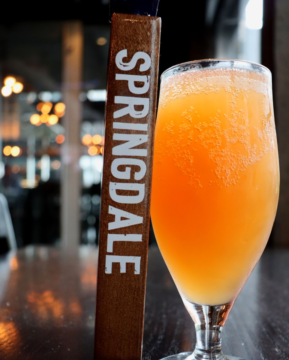 Introducing our Tavern in the Square Exclusive Beer! Springdale Beer Co. Kriek Mythology Oak Aged Sour 🍺