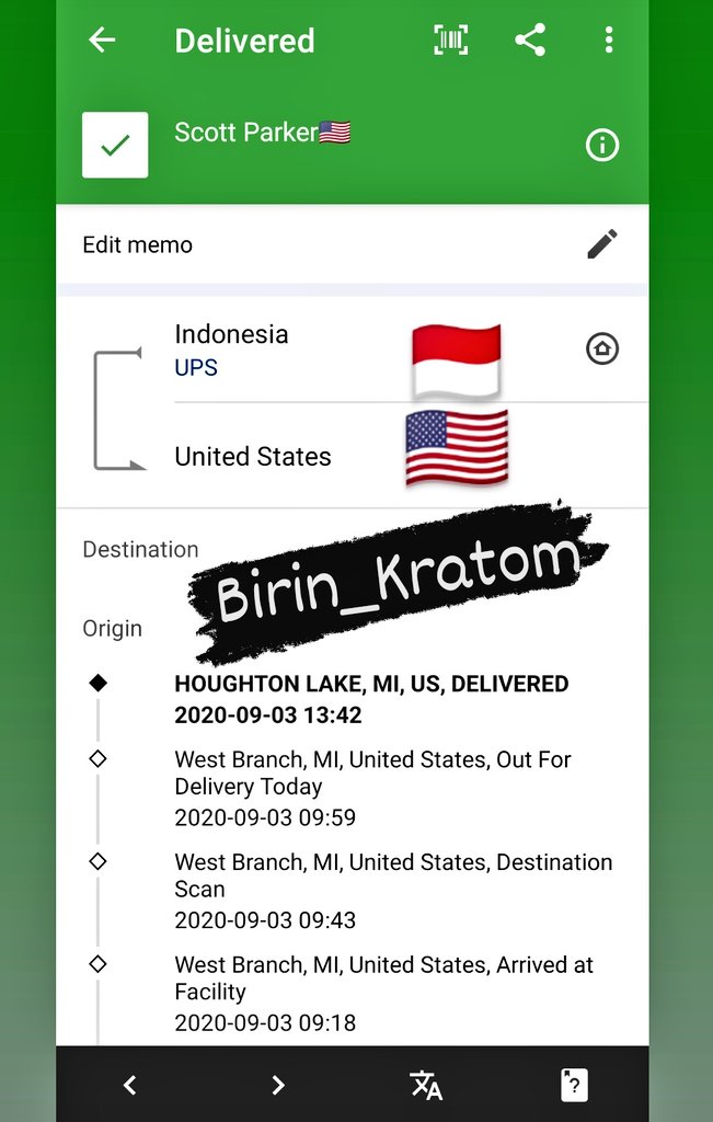 Syabirin17's tweet photo. LANDED Michigan 🇺🇸
2020-09-03
Thank mr scott parker for your trust
I hope you like my product
And order again 💚🌱😀🙏 https://t.co/khCr4sZegH