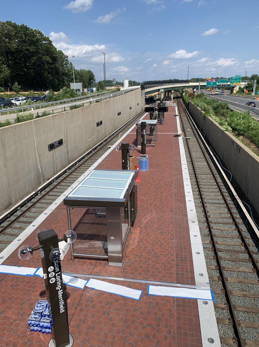 wmata's tweet image. Vienna and Dunn Loring stations to reopen Tuesday, marking completion of summer closures for platform reconstruction. With this summer&apos;s work, Metro&apos;s Platform Improvement Project will have completed half of the 20 stations planned.   ora.cl/Ox6ZM #wmata