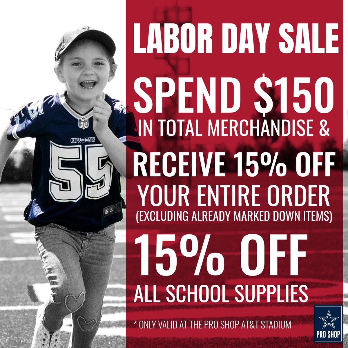 cowboys pro shop at&t stadium