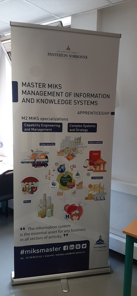 MasterSicParis1's tweet photo. #RENTREE20202021
L'équipe pédagogique et administrative est heureuse de pouvoir accueillir chaque semaine à partir du lundi 7 septembre ses nouvelles promotions #M1MSI, #M2SIC #M2MIKS (et sous parcours) par la la voie et de l'apprentissage, contrat #professionnalisation https://t.co/DLuTPbB3mX