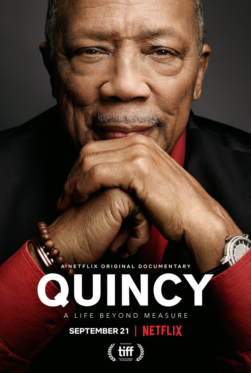 Quincy on Netflix was soo cool for me! This film is about record producer and singer Quincy Jones. From working with Michael Jackson to producing fresh prince of bel-air to his classical past, it shows ALL of Quincy Jones‘ mad life experiences with such unparalleled access!