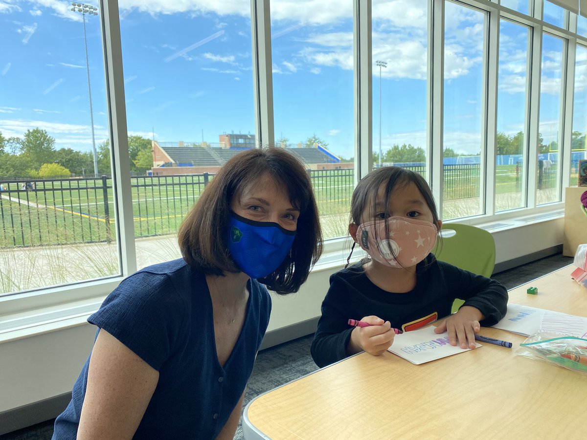 What a great way to finish off Blake’s opening week: coloring and legos with PK!