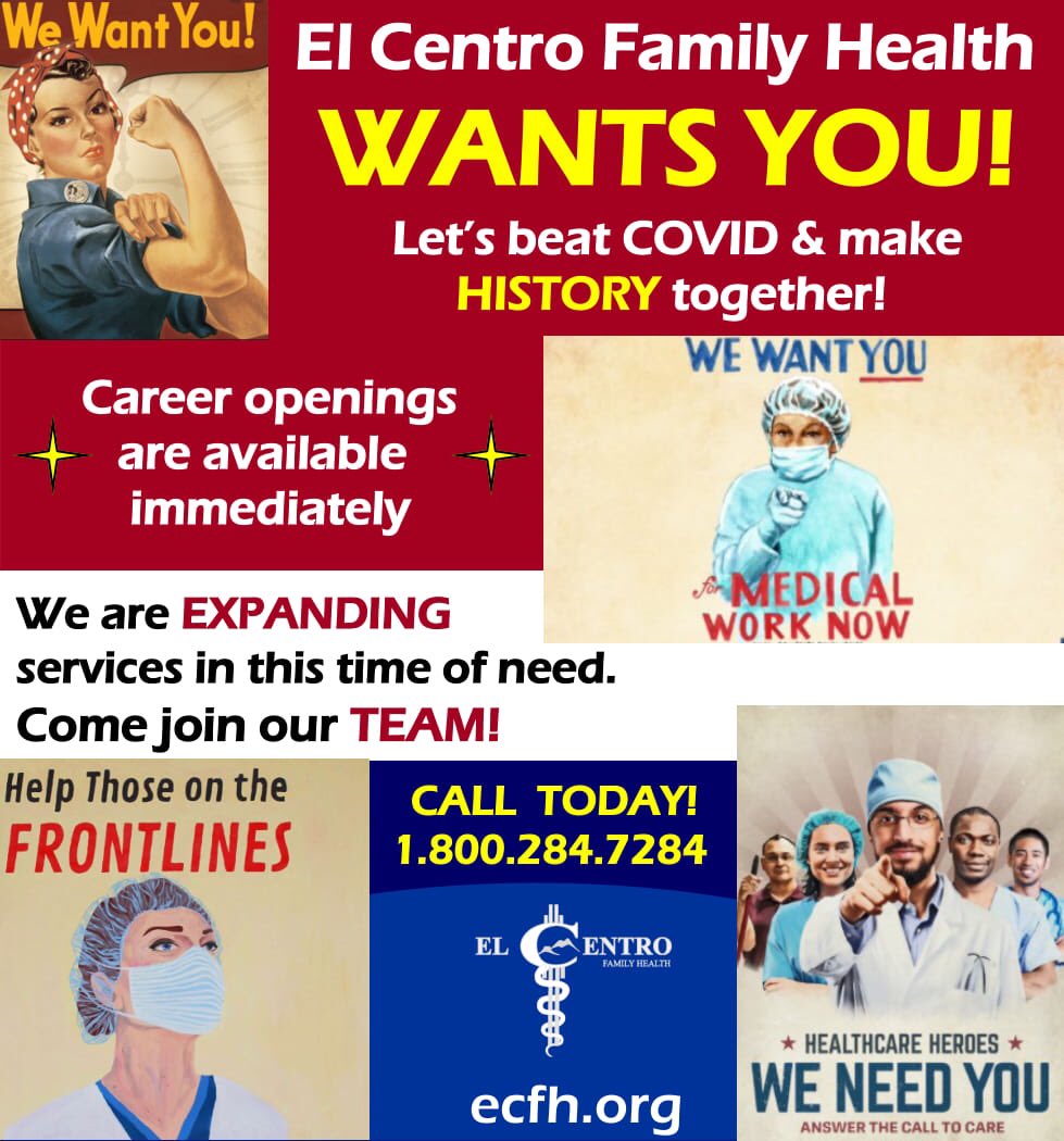 We want YOU to join our team! We are expanding our services and need your help, call today 1-800-284-7284 or visit ECFH.org for more details. #covid19 #newmexico #togetherNM