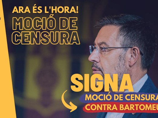 BartomeuDimis1's tweet photo. Urgen más que nunca elecciones en noviembre para que el nuevo presidente renueve a Messi antes de enero y planificar con tiempo la temporada 21/22. Para ello hay que firmar la #MocioFCB Esto o elecciones en mayo. Som hi socis!!!
#MesQueUnaMocio #Mocio2020 https://t.co/Yp5uxPMSeT https://t.co/F9Jumwv76h