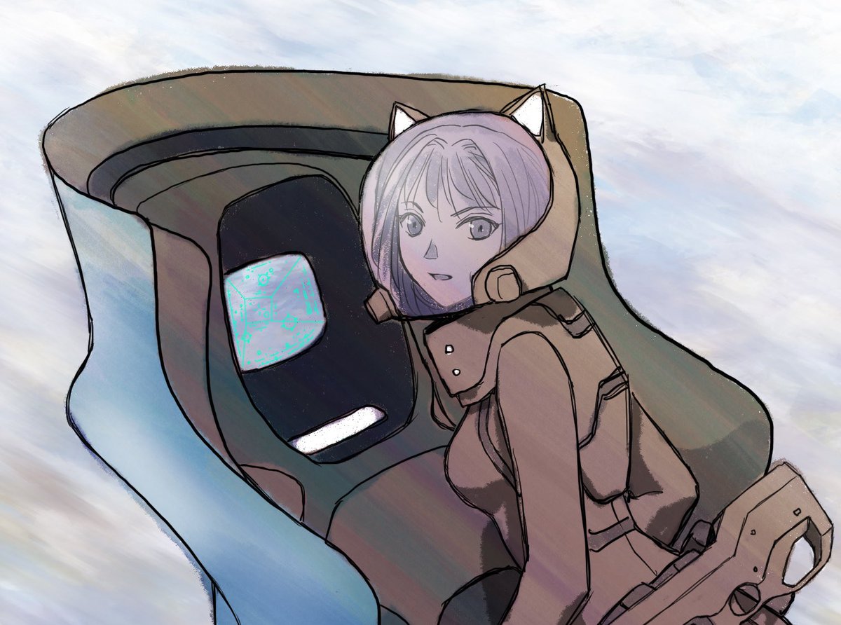 過去絵なんですが…完成データを縮小無しの100%のまま一部分をトリミングしてアプしています〜その,25

悪あがき修正しているものは少しボケるので100%感ないですが実作業データサイズなのです(≧w≦;) 