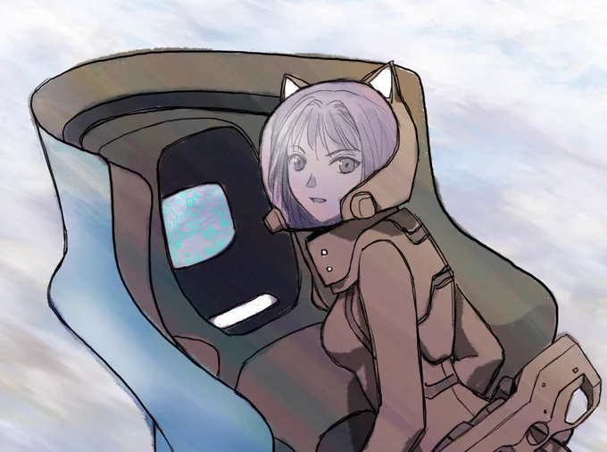 過去絵なんですが…完成データを縮小無しの100%のまま一部分をトリミングしてアプしています〜その,25悪あがき修正しているものは少しボケるので100%感ないですが実作業データサイズなのです(≧w≦;) 