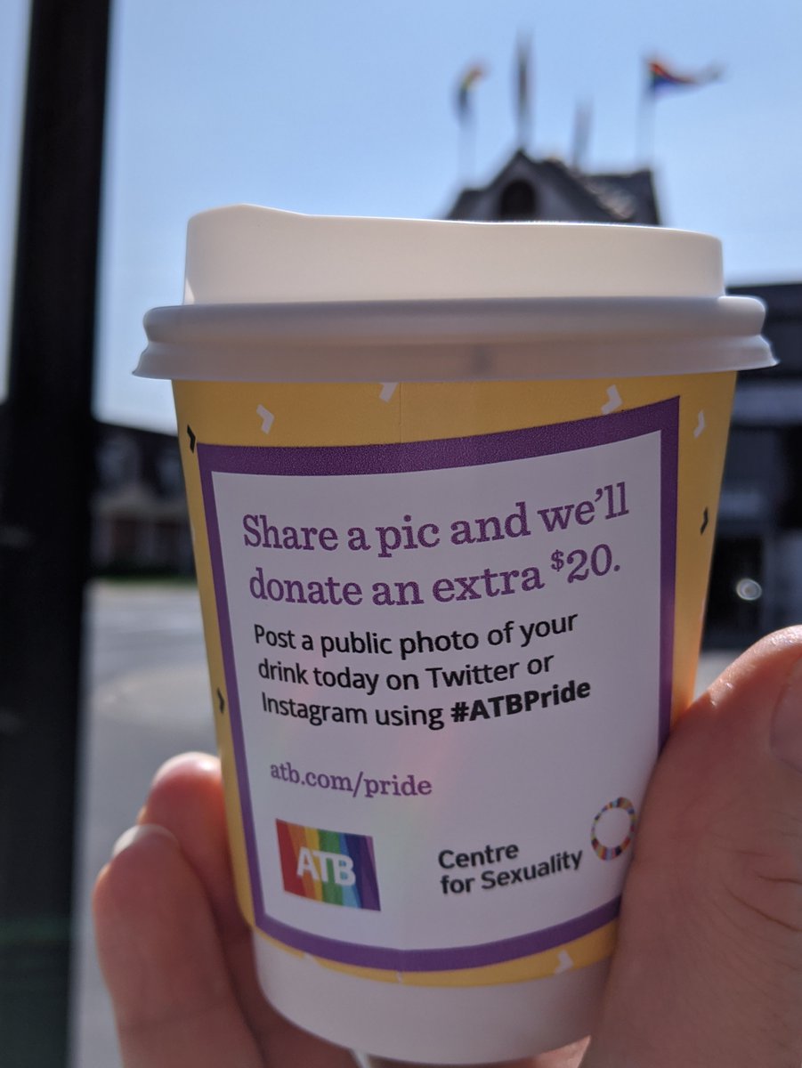 julie_adora's tweet photo. enjoying a @monogramco espresso in support of GSAs for @YYCsexualhealth #ATBPride https://t.co/YIvRTO1SEL