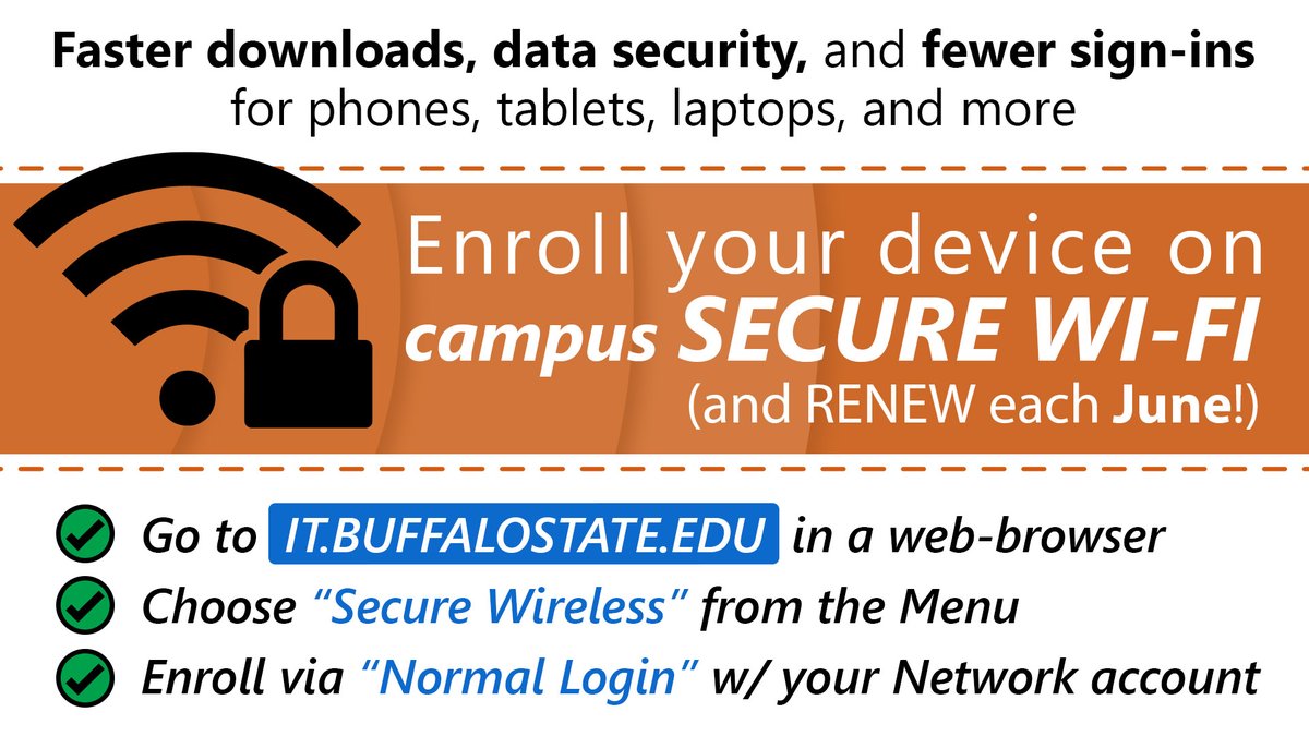 Buffalo State Help Desk tweet media