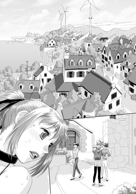 「IVNO -ユノ-」から台詞フキダシ擬音無し絵その,4です_φ(>∇<;)

2枚目は左側にタイトルが入ってたのでバランス取るために他のページからキャラ持って来て配置しています(^^;; 