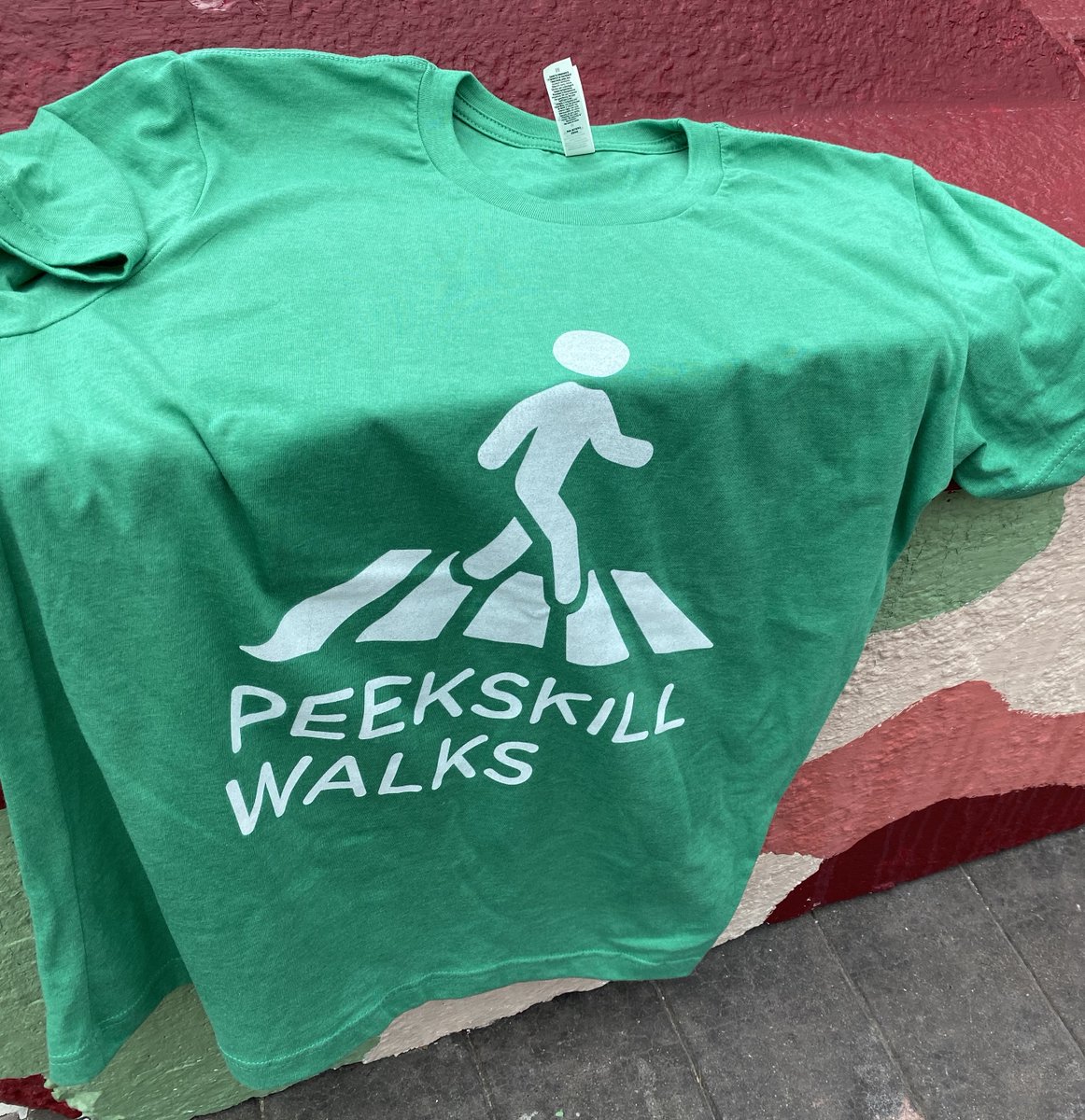 peekskill_walks's tweet photo. Don't forget to place your order now for a Peekskill Walks t-shirt! Pickup is tomorrow (or next Sat) from 10-noon at Esther Place. If you want can't make those times, just let us know and Peekskill Walks member @sethlumnah will work something out! https://t.co/vWFo2eEg2S https://t.co/5okQRXLtjF