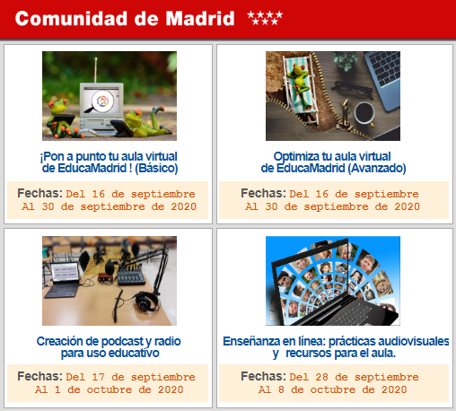 dcerverao's tweet photo. Campus innovación. Los cursos de campus innovación aproximan a los docentes participantes a las metodologías de enseñanza-aprendizaje en las que se utilizan las TIC como un recurso clave para el trabajo en el aula. https://t.co/22pVwln36a https://t.co/XKY8mdPpNG