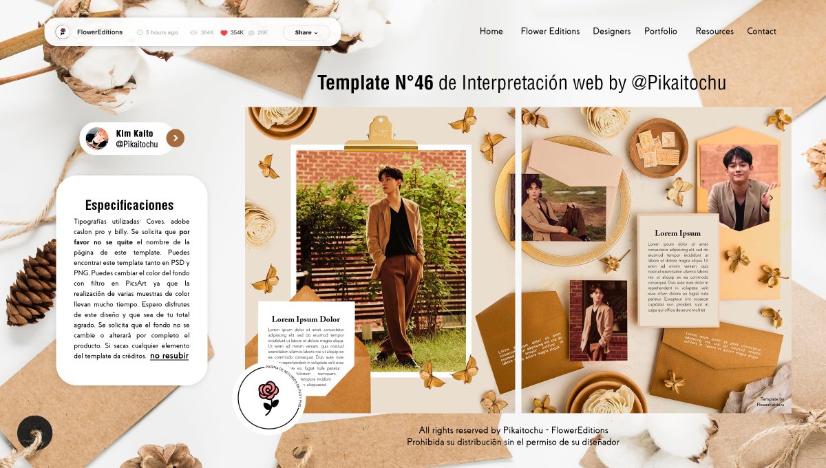 ›   Template N° 46 de Interpretación © <a href="/Pikaitochu/">Kaito.</a>
    Fonts: Coves, Adobe caslon pro y billy
⠀⠀𝙉𝙊 𝙗𝙤𝙧𝙧𝙖𝙧 𝙢𝙖𝙧𝙘𝙖 𝙮 𝙉𝙊 𝙧𝙚𝙨𝙪𝙗𝙞𝙧.

PSD &amp; PNG: bit.ly/35aJFBN

Si te gusta o descargas recuerda dejar un MG o un RT.