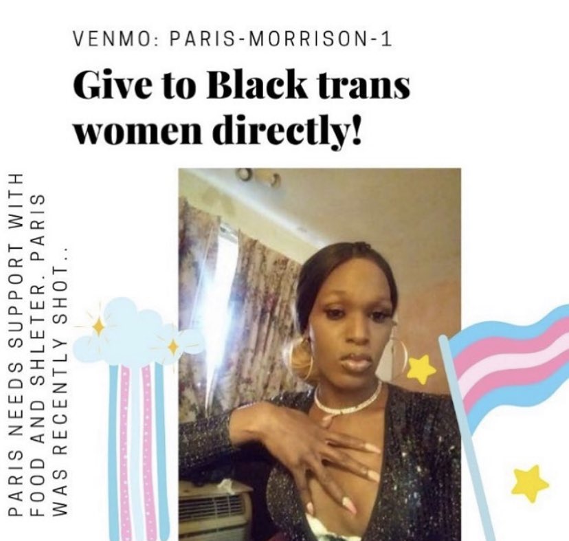 Paris needs urgent help in paying her rent! Please share and donate!