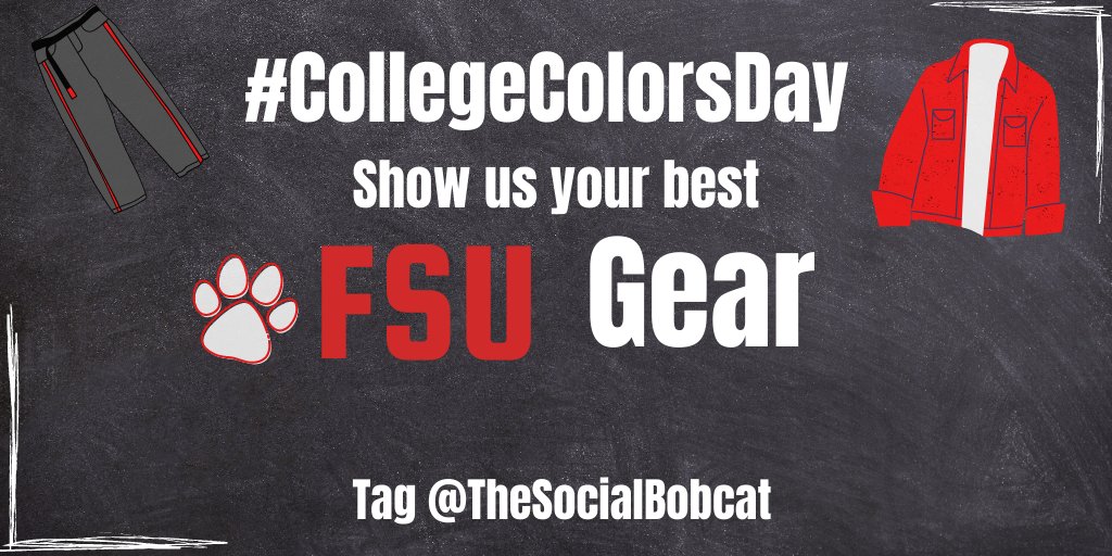 It's #CollegeColorsDay! Show us your #BobcatPride! 🐾