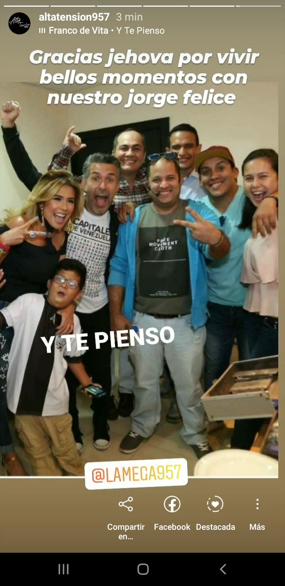 Altatension957's tweet photo. Orgulloso de saber que lo querían muchas personas ...... esta un grannnnnnnn amigo , hijo , hermano , padre , esposo , humorista https://t.co/koQOxjUKGZ