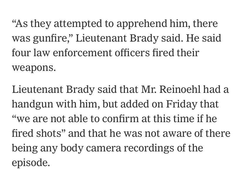 Trump’s agents executed the Portland suspect as he was trying to flee, and don’t allege he fired at them. Do you realize how terrifying it is to have activists accused of crimes be just openly killed? Do you understand how this may escalate massively during a second term?