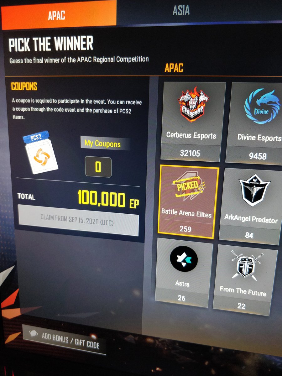 S1lv3rd3m0n's tweet photo. @BAE_PUBG @CompanyMan_PUBG @Neferhor1 @FluddPUBG @LokiesMY @sophiya666 @imAndyBG @Kmbrry #pcs2 #baewin done. https://t.co/MCNKYpppfi