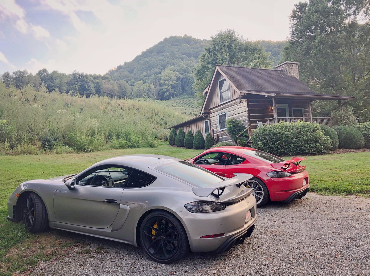 PorscheSouthpnt's tweet photo. After we made our two 718 Cayman GT4 deliveries to Porsche’s Atlanta Headquarters, our client went on a road trip! Check out these photos of our client’s drive and to the Biltmore Mansion.

#Porsche #PorscheSouthpoint #PorscheCayman #CaymamGT4 #Durham #Raleigh #Cary #Triangle https://t.co/MMpSM1cLoY