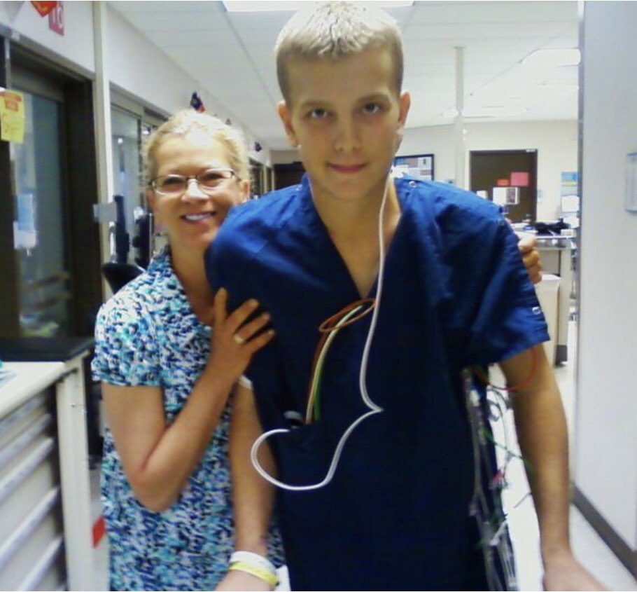 This is my son USMC Wounded Warrior recovering @ NNMC after being shot in Marjah, AF by a Taliban sniper!  I almost lost him ⁦<a href="/realDonaldTrump/">Donald J. Trump</a>⁩!  He’s my most precious gift in life &amp; isn’t a loser or sucker!  YOU ARE A DISGRACE!  F&amp;$k You!!!