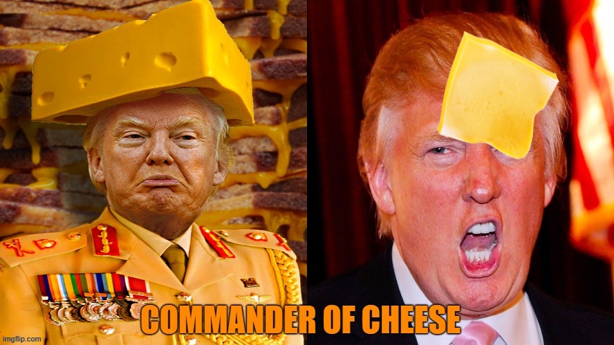 therealwombat1's tweet photo. All #Veterans & #ActiveDuty In @USArmy, @USNavy, @usairforce, @USMC, @uscoastguard @USNationalGuard I Give You @realdonaldtrump, Your One And Only: #CommanderOfCheese!
#donTheCon Hates U To Him Your A Bunch Of #SuckersAndLosers!
#RussianBounty
#VoteTwice
#DisinfectantInjections https://t.co/fFPX2HepeC