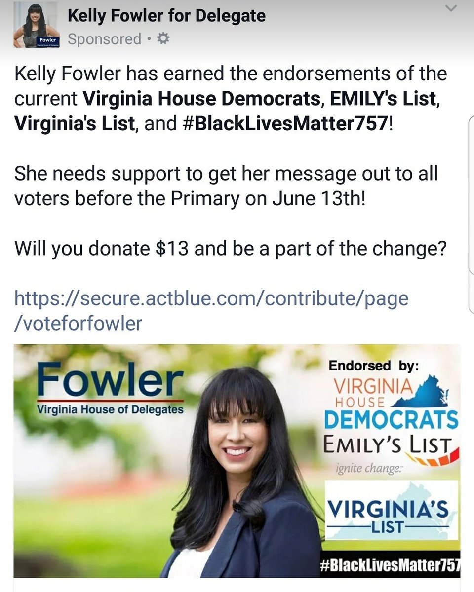 BLM757's tweet photo. Why would @DelegateFowler refuse to vote on ending qualified immunity? We seriously need answers... We endorced you...  #BLM757 #BlackLivesMatter #BlackLivesMatter757 #HB5013 #SpecialSession https://t.co/qPqWHOAxxk