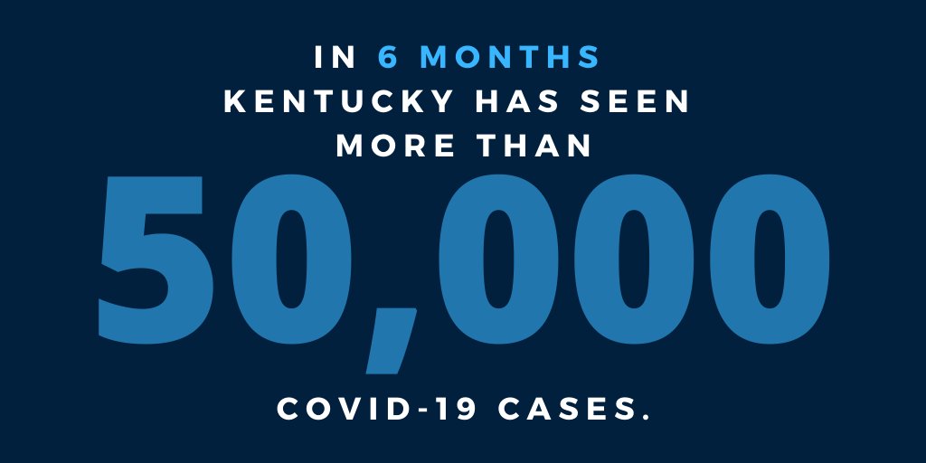 I never expected to have to announce the loss of over 900 Kentuckians due to a world-wide pandemic during my first year in office. These 6 months have been hard on all of us. But we are in this together, Kentucky. We know what to do to beat #COVID19. #MaskUpKy #TogetherKy