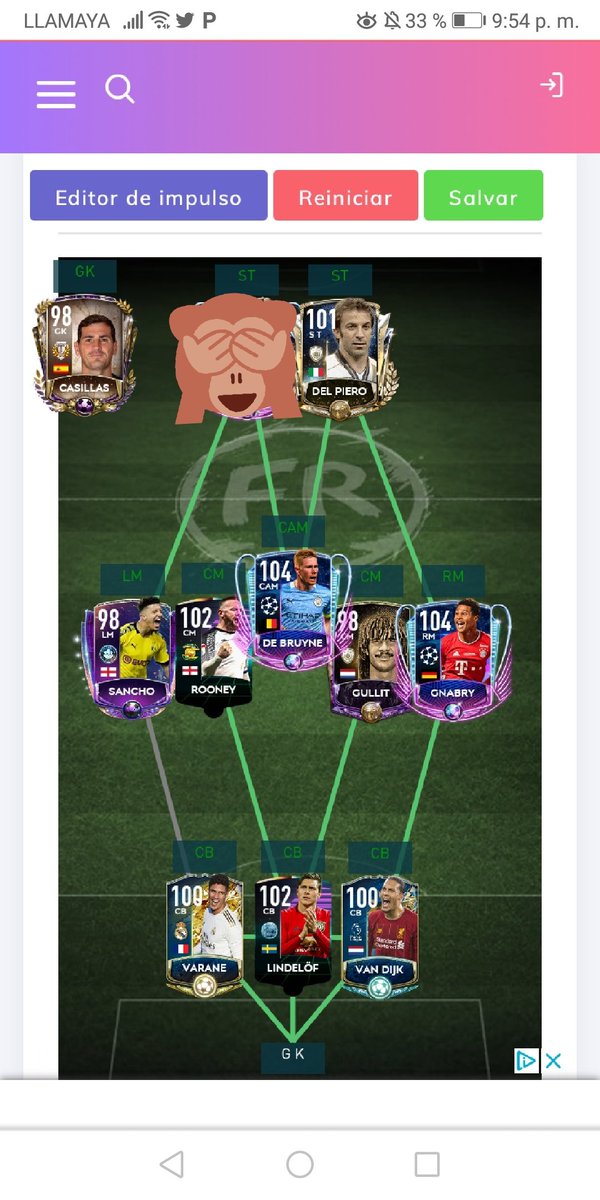 KevinIpia4's tweet photo. Tendré este equipo, pero no se con cual de estos tres acompañar a del piero, cual creeis que es mejor?
Un rt @tutiofifa @HDWolvie porfa https://t.co/xLTNFv79jV